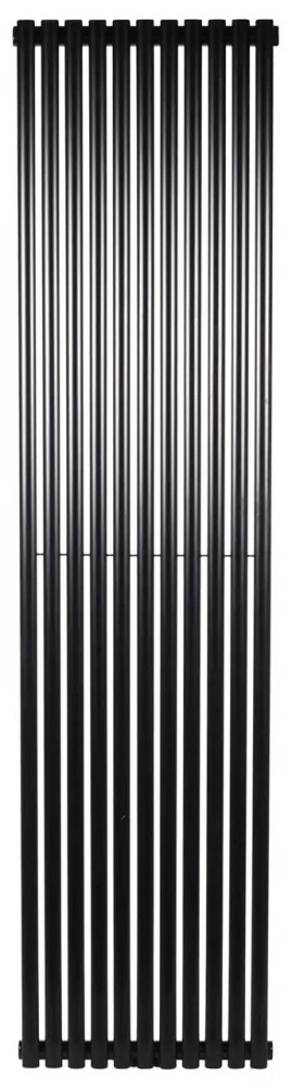Трубчатый радиатор Betatherm вертикальный Elipse 1 1800x445 (Черный RAL9005M, подк. №99)